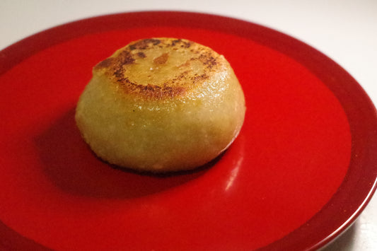 季節限定｜千代幻豚おやき（行者にんにく）｜日本料理 柚木元